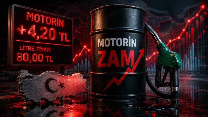 Motorine Rekor Zam Bu Gece: Litre Fiyatı Bazı İllerde 81 Lirayı Aşacak