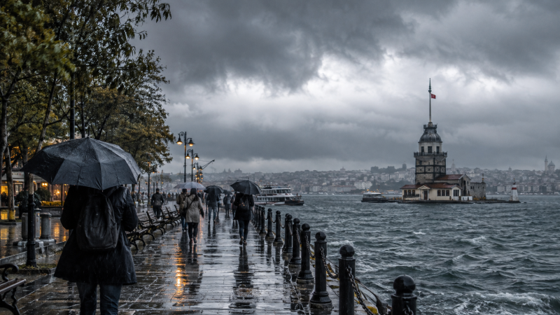 AKOM’dan İstanbul için yağış uyarısı: Sıcaklıklar mevsim normallerinin 6 derece altında seyredecek