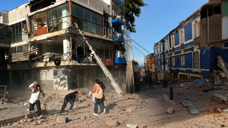 Kolombiya’da 7,4 büyüklüğünde deprem! Yaralılar var, binalar ağır hasar gördü