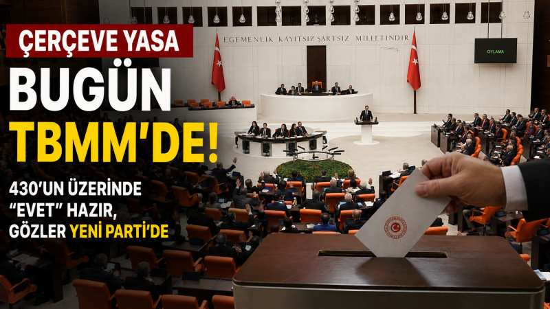 “Çerçeve yasa” bugün TBMM’de: Hangi parti “evet”, hangisi “hayır” diyecek?