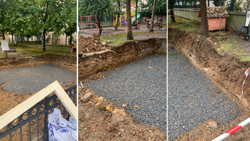 ALTINTEPE’DE ÇOCUK PARKI İÇİNDEKİ KAZIYA MAHALLELİDEN TEPKİ