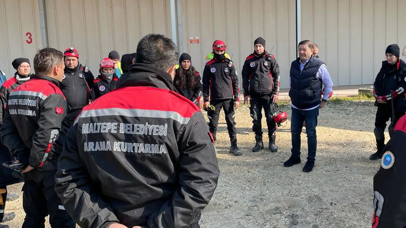 Maltepe Belediyesi ekipleri Hatay’da