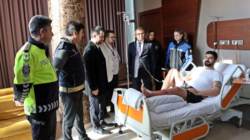 TİRYAKİ DEPREMZEDELERİ ZİYARET ETTİ