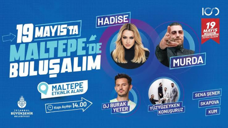 HADISE'DEN MALTEPE'DE 19 MAYIS KONSERİ
