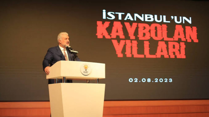  AK PARTİ'DEN İSTANBUL'UN KAYBOLAN YILLARI SALVOSU