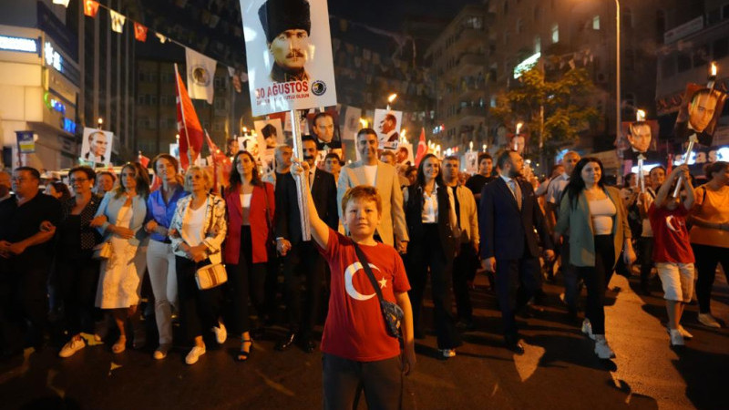 Kartal’da, Büyük Zafer'in 101. Yılında Muhteşem Kutlama