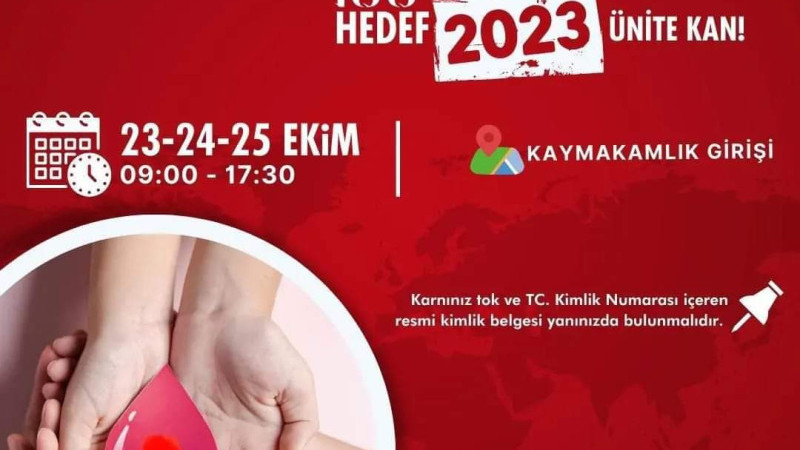 MALTEPE KIZILAY'DAN 2023 UNITE KAN BAGİŞI ATAGI