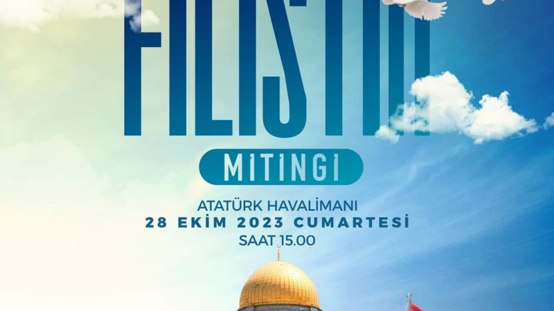 AK PARTİ İSTANBUL'DAN BÜYÜK FİLİSTİN MITİNGİ
