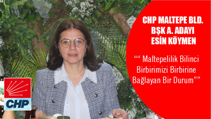 CHP Belediye Başkan Aday Adayı Esin Köymen Basın Toplantısı Düzenledi.