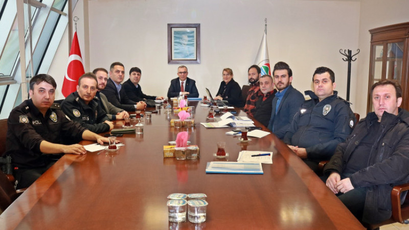 TİRYAKİ BAŞKANLIĞINDA SEÇİM GÜVENLİĞİ TOPLANTISI