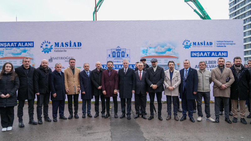 AZIZ İSTANBUL'A İYİLİĞİN BİN HALİ KAPSAMINDA  ANAOKULU TEMELI ATILDI