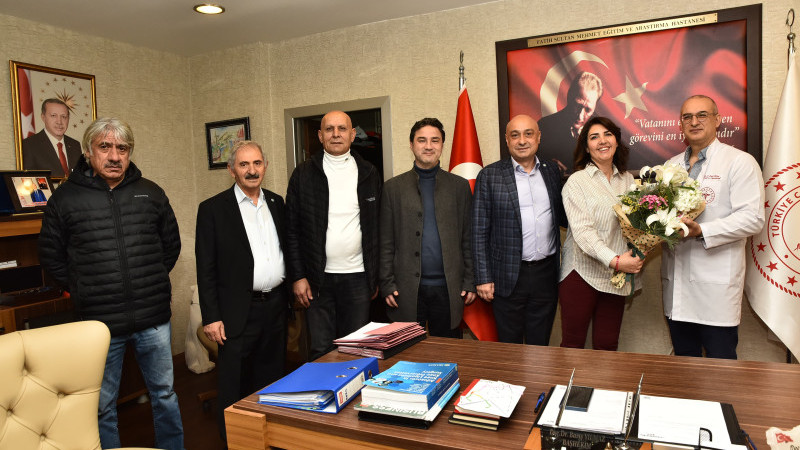 ALİ COŞKUN FSM HASTANESİNİ ZİYARET ETTİ