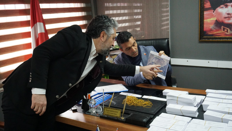 BAGIMSIZ ADAY ÖZKAN FINDIKLI MUHTARI KAYGUSUZU ZIYARET ETTİ