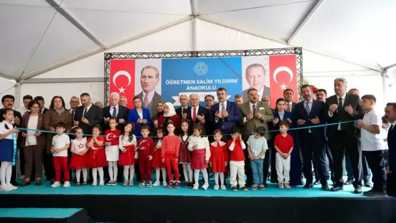 BİNALİ YILDIRIM VE AİLESİ OKUL YAPTIRDI