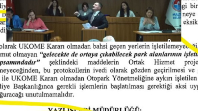 KÖYMENE MAPARK'I ÇEKMEDİNİZ ZORUNDA KALDINIZ SALVOSU